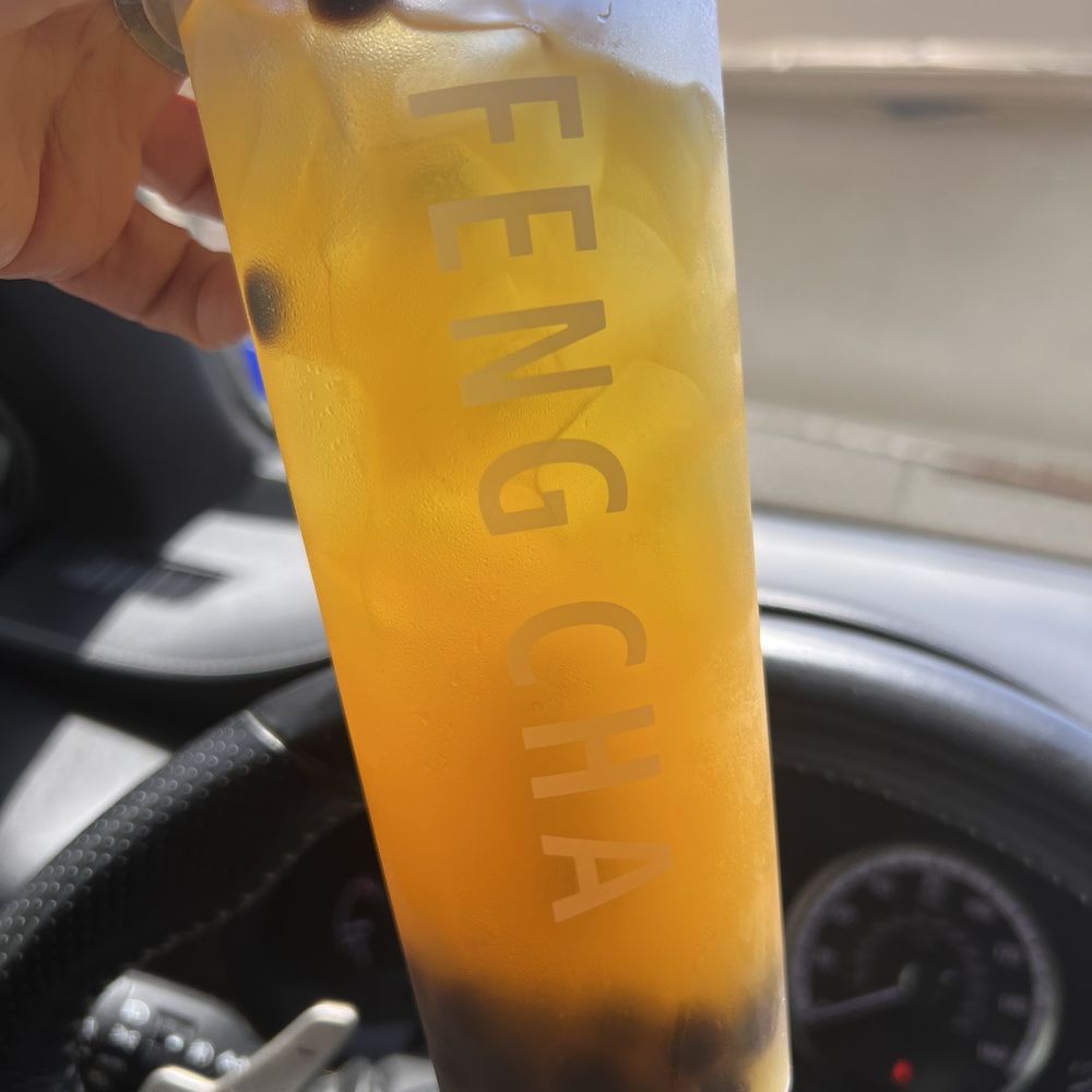 Feng Cha - Heights - Green tea with mango and boba - Coffee & Tea Near Me - Houston, Texas Feng Cha - Heights - Green tea with mango and boba - Coffee & Tea Near Me - Houston, Texas
