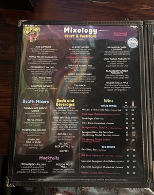 Menu photo 2 Voodoo Brew Pub Fishers, IN