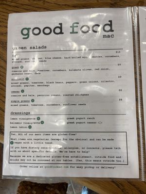 Menu photo 3 Good Food McMinnville, OR