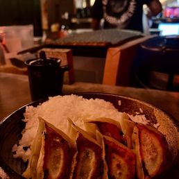 Pork Gyoza Rice Bowl