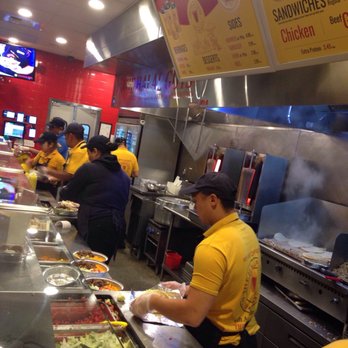The Halal Guys - So many workers. So quick! - Halal Near Me - Costa Mesa, California