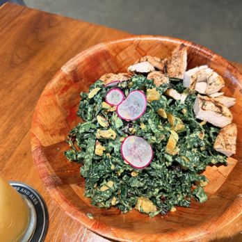 Little Bird Kitchen - Tuscan Kale Salad with Chicken - Chicken Wings Near Me - Santa Barbara, California Little Bird Kitchen - Tuscan Kale Salad with Chicken - Chicken Wings Near Me - Santa Barbara, California