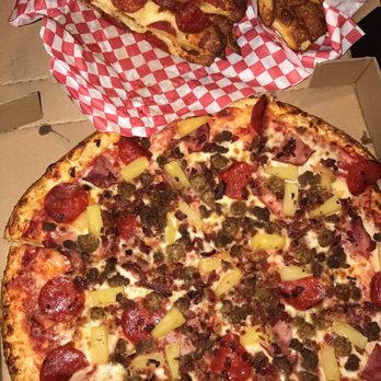 East Coast Enzo's Pizza - Delish. Meat lovers with pineapple added. - Pizza Near Me - Everett, Washington East Coast Enzo's Pizza - Delish. Meat lovers with pineapple added. - Pizza Near Me - Everett, Washington