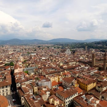 Campanile di Giotto - Overlooking the terra cotta rooftops of Florence from the top of Giotto's Bell Tower. - Landmarks & Historical Buildings Near Me - Florence, FI
