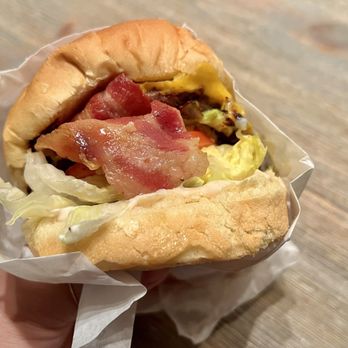 TK Burgers - Cheeseburger with bacon added to it. - Burgers Near Me - Mission Viejo, California