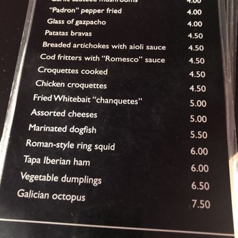 Living Barcelona 1925 - Tapas menu - Mediterranean Near Me - Barcelona, B