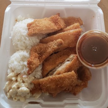 China A Go Go - Katsu chicken, rice, macaroni salad and sauce - Chinese Near Me - Las Vegas, Nevada China A Go Go - Katsu chicken, rice, macaroni salad and sauce - Chinese Near Me - Las Vegas, Nevada