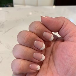 My perfect French gel manicure by Viki!