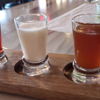 10 Rocks Tapas Bar & Restaurant - Shots of Cape Verde rum - original, coconut and tamarind. - Tapas Bars Near Me - Pawtucket, Rhode Island