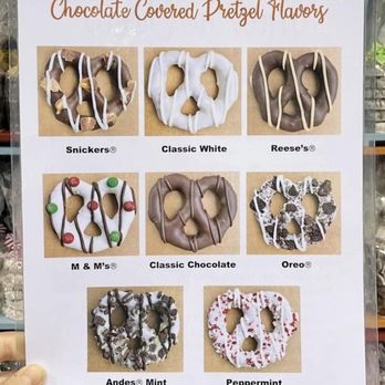 The Pretzel Pantry - Chocolate colored pretzel flavors, The Pretzel Pantry, Emilys Hand Dipped Chocolate Pretzels, Mulberry & Lakeland, FL - Pretzels Near Me - Lakeland, Florida The Pretzel Pantry - Chocolate colored pretzel flavors, The Pretzel Pantry, Emilys Hand Dipped Chocolate Pretzels, Mulberry & Lakeland, FL - Pretzels Near Me - Lakeland, Florida