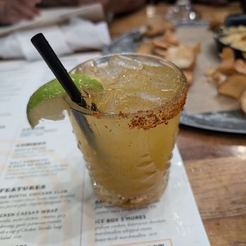 The Rustic - Hello darkness, my old friend, I've come to talk with you again. The Spicy Margarita! Bartenders kiss! Had it three times! - New American Near Me - Dallas, Texas The Rustic - Hello darkness, my old friend, I've come to talk with you again. The Spicy Margarita! Bartenders kiss! Had it three times! - New American Near Me - Dallas, Texas