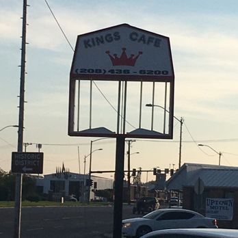 The Kings Cafe - Exterior sign - Cafes Near Me - Rupert, Idaho