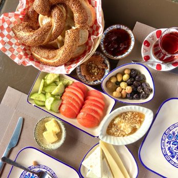 Fidan's Kitchen - Turkish breakfast for two, it was delicious. - Breakfast & Brunch Near Me - Boca Raton, Florida