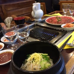 To finish with a barbecue on a rice bowl