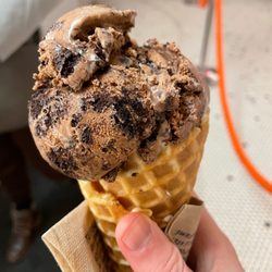 Jeni's Splendid Ice Creams - Texas Sheet Cake Waffle Cone