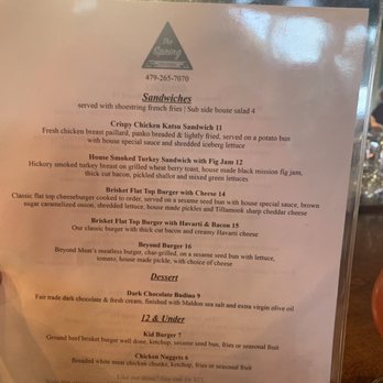 The Spring on Main - Menu - New American Near Me - Eureka Springs, Arkansas The Spring on Main - Menu - New American Near Me - Eureka Springs, Arkansas