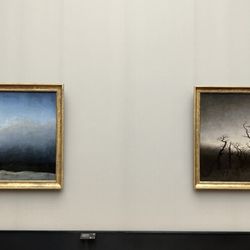 Alte Nationalgalerie - Monk by the Sea / The Abbey in the Oakwood - Caspar David Friedrich