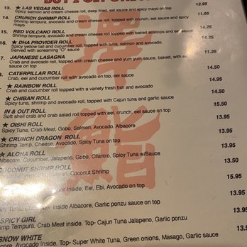 Sawa Sushi - Sawa Sushi.....Menu.. - Sushi Bars Near Me - Las Vegas, Nevada