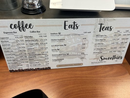 Menu photo 4 A T Oasis Coffee & Tea Shop Phoenix, AZ Menu photo 4 A T Oasis Coffee & Tea Shop Phoenix, AZ