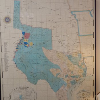 History Center - 1845 Republic of Texas map - Museums Near Me - Diboll, Texas History Center - 1845 Republic of Texas map - Museums Near Me - Diboll, Texas