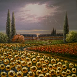Art On Main - Lightning by Mario Jung