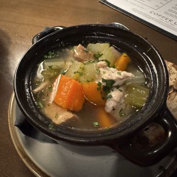 Copper Club - Chicken and Vegetable Soup - Brasseries Near Me - Chicago, Illinois