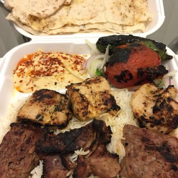 Mini Kabob - chicken thigh and beef combo plate - Armenian Near Me - Glendale, California Mini Kabob - chicken thigh and beef combo plate - Armenian Near Me - Glendale, California