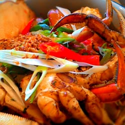 The Crab Shack - Paddle crab with chilli and garlic.