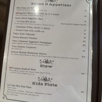 La Casa Mia - Italian Near Me - Milpitas, California La Casa Mia - Italian Near Me - Milpitas, California