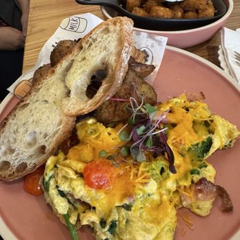 Sunny Side Breakfast - Piggy Scramble / Sunrise Poutine - Breakfast & Brunch Near Me - Sacramento, California Sunny Side Breakfast - Piggy Scramble / Sunrise Poutine - Breakfast & Brunch Near Me - Sacramento, California