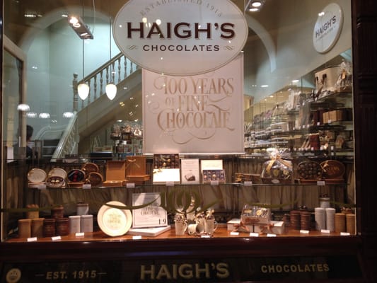 Haigh's Chocolates Block Arcade by null