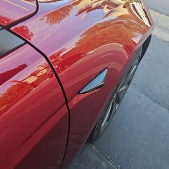 Orange Dent Works - Another angle of after repair - Mobile Dent Repair Near Me
