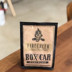 Firecreek Coffee - Boxcar Espresso whole beans to take home!