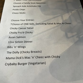 Dick's Last Resort - Pigeon Forge - Special menu for large parties. - American Near Me - Pigeon Forge, Tennessee