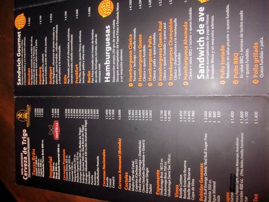 Menu photo 2 Kleine Kneipe Santiago, RM