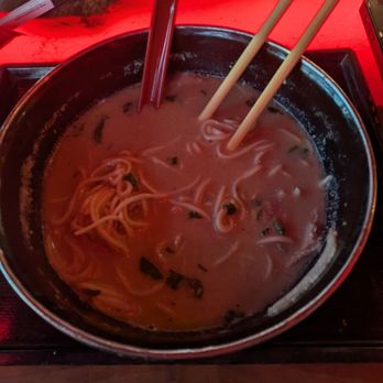 Dragon Tiger Noodle - Thinly sliced beef in tonkatasu - Ramen Near Me - Las Vegas, Nevada