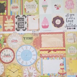 Beverlys Unique Scrapbooking - Close up on these cool Culinary sheets perfect for Recipe Journaling