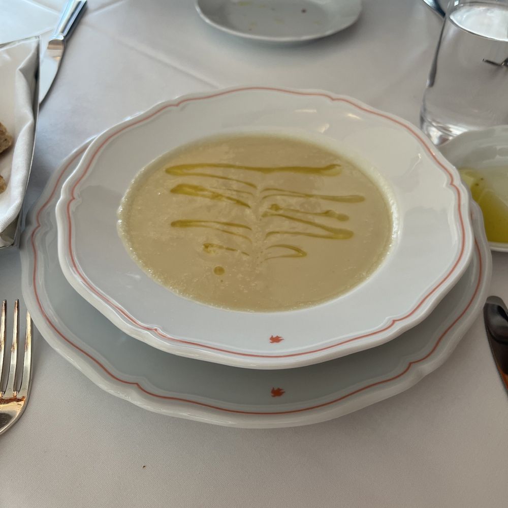 Sant Ambroeus Southampton - * DONT SLEEP ON THEIR SOUPS* always on point! This one is their Celery Root Soup, but I love ALL their blended soups - Italian Near Me - Southampton, New York Sant Ambroeus Southampton - * DONT SLEEP ON THEIR SOUPS* always on point! This one is their Celery Root Soup, but I love ALL their blended soups - Italian Near Me - Southampton, New York