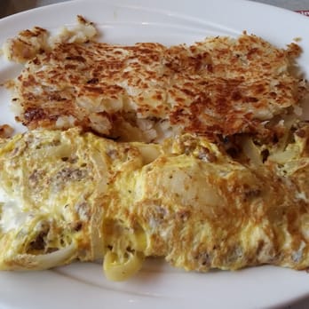 Phoenix Diner - Cheese Steak omelet, with hash browns. - Breakfast & Brunch Near Me - Absecon, New Jersey