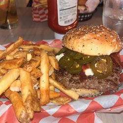 Boo's Burger - Jalapeño Popper Burger