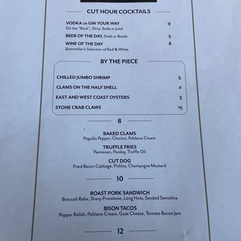 Ocean Steak - Happy Hour Menu - Steakhouses Near Me - Atlantic City, New Jersey Ocean Steak - Happy Hour Menu - Steakhouses Near Me - Atlantic City, New Jersey