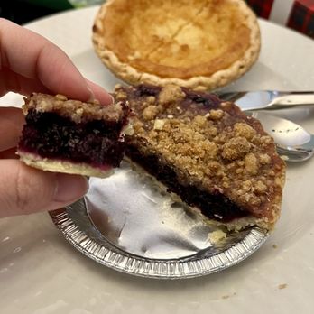Mr. Tod's Pies - Mr. Tod's 4" Blueberry Crumb Pie (front) and Mr. Tods 4" Lemon Chess Pie (back) - Bakeries Near Me - Newark, New Jersey Mr. Tod's Pies - Mr. Tod's 4" Blueberry Crumb Pie (front) and Mr. Tods 4" Lemon Chess Pie (back) - Bakeries Near Me - Newark, New Jersey