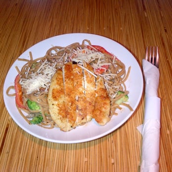 Noodles and Company - Whole grain tuscan linguine with parmesan crusted chicken - Noodles Near Me - State College, Pennsylvania Noodles and Company - Whole grain tuscan linguine with parmesan crusted chicken - Noodles Near Me - State College, Pennsylvania