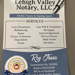 Lehigh Valley Notary