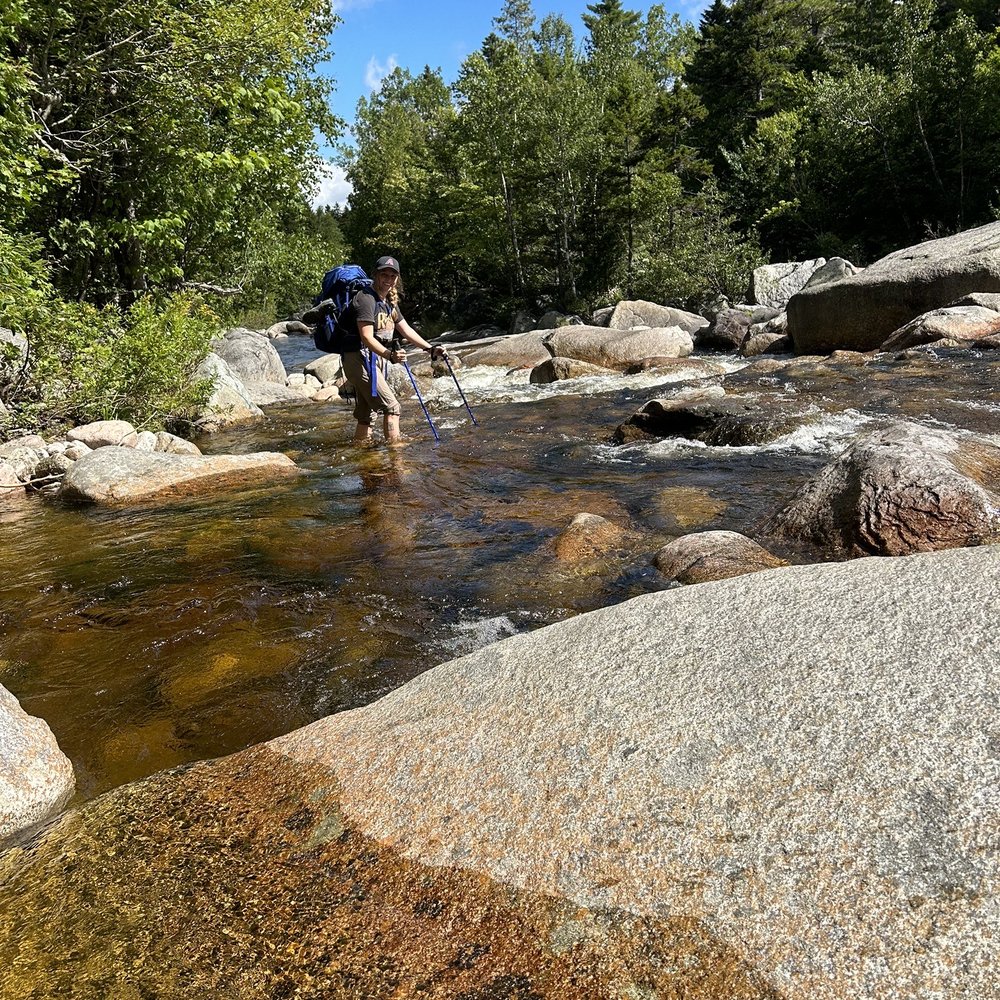 Baxter State Park - Stream crossing on the North Peaks trail. - Hiking Near Me - Millinocket, Maine Baxter State Park - Stream crossing on the North Peaks trail. - Hiking Near Me - Millinocket, Maine