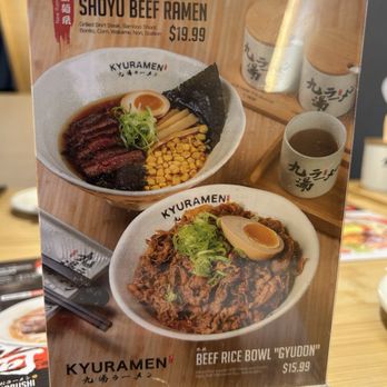 Kyuramen - Menu - Ramen Near Me - Henderson, Nevada