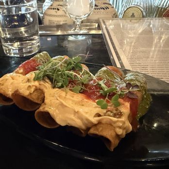 Caló Kitchen + Tequila - Taquitos appetizer - Cocktail Bars Near Me - Costa Mesa, California