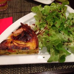 Tarte végétarienne.