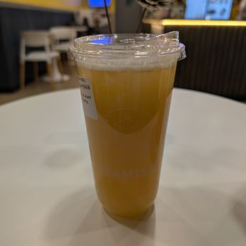 Teamisu Cafe - Lychee Jasmine Yogurt Drink with Lychee Jelly - Desserts Near Me - Williston Park, New York