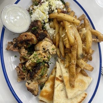 Ilios Crafted Greek - Chicken Souvla Plate - Greek Near Me - Charlotte, North Carolina